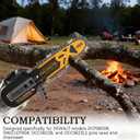 8inch DWZCSB8 Pole Saw Replacement Bar and Chain Combo, Guide Bar DWZCSB8Saw Chains Combo for DEWALT DCPS620B DWO1DT608(1Chains + 1Bar)