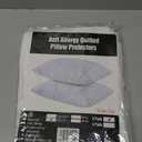 UNILIBRA 2 Pack Waterproof Pillow Protector Quilted Queen Size(21"X30") (Queen Pillow Protector)