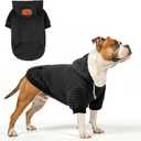 BEAUTYZOO Dog Sweaters for Extra Large Dogs Girl Boy, XXXL Dog Hoodie with Pocket & Leash Hole, Soft Warm Waffle-Like Laminated Cotton Pet Clothes for Cold Weather, Doberman Great Dane Sweatshirt, 3XL