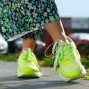 DELELE Flat Shoe Laces for Sneakers: 6/25 inch Narrow Athletic Shoelaces 2 Pair (12 Fruit Green)