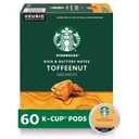 Starbucks K-Cup Coffee Pods, Flavored Hot or Iced Coffee, Toffeenut, 60 Keurig Pods (EXP 05/16/30)