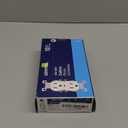 Leviton 15 Amp, 125 Volt, Duplex Receptacle, Residential Grade, Grounding, 10-Pack, 5320-WMP, White