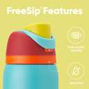 Owala FreeSip Insulated Stainless Steel Water Bottle with Straw, BPA-Free Sports Water Bottle, Great for Travel, 32 Oz, Summer Sweetness