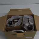 LEDIARY 18.72" LED Vintage Lantern Flickering Flame Table Lamps for Bedrooms Set of 2, Small Farmhouse Rustic Vintage End Table Lamps, Halloween Decorative Lantern Bedside Lamps for Living Room (Bronze Brown)