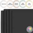 Mat Board Center, Pack of 5, 9X12 Foam Boards Acid Free Black Foam Core Boards for Mounting, Crafts, Display, Presentation and Projects, 3/16" Thick