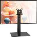 Monitor Stand for 13"32" Screens Swivel Computer Monitor Holder Freestanding 5 Height Adjustable TV Stand VESA 80x80mm/95x95mm Holds up to 77lbs