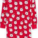 Little Me Clothes for Baby Boys' and Girls' Holiday Footies and Cap Set Romper Sleeper, Newborn to 18 Months (Lipstick Red Santa)
