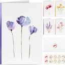 Blank Cards and Envelopes, 30 Pack Blank Greeting Cards, Elegant Blank Note, Perfect Bulk Stationary Set For All Occasions, 5 Assorted Floral Designs, 4" x 6"