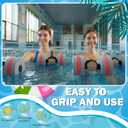 Soulchen Pool Exercise Equipment Water Dumbbells Pool Resistance Aerobic Weights EVA Foam Dumbbell with Handle Strip for Aqua Therapy Water Aerobics Weight Loss Fitness