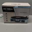 Victrola Journey Bluetooth Portable Suitcase Record Player  with Built-in Speakers, 3 Speed Vinyl Record Player, RCA Out, Headphone Jack (Turquoise)