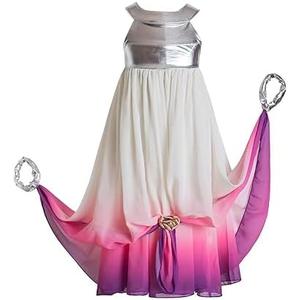 Girls Dress for Queen Padme Amidala Cosplay Rey Princess leia BB-8 R2d2. (8T)