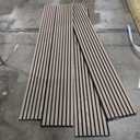 Wood Slat Wall Panels, 4 Pack Accent Decorative Acoustic Wood Slats for Wall and Ceilings, Acoustic Panels for Interior Wall Dcor on Felt Back Board, Natural, 8 x 1 ft