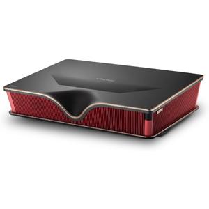 NOMVDIC P2000 Ultra Short Throw 4K Triple Laser Projector, 2500 ANSI Lumen, 50W Speaker, Dolby & DTS Support, 3D, HDR10, UST Projector Laser TV for Home Cinema (Fire TV Stick 4K Max Included)