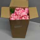 Lyrow 30 Pcs Tulips Artificial Bouquet Flowers Faux Tulips for Home Kitchen Wedding Decorations,Gift Idea for Easter Decor Mother's Day Birthdays(Rose Red)