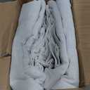 105 Inch Curtains Drapes Pinch Pleated Memory Trained Back Tab Light Filtering Semi Sheer Linen Textured Curtain for Bedroom Living Room with Hooks Window Panels 105 Inches Long 50 Inch Wide (Natural)