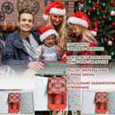 OYB 2Pcs Handmade Christmas Gift Card Booklet, Handmade ChristmasGift Card Holder Book, Christmas Money Holder Envelope Booklet, DIY XmasGift,Holiday Party Christmas Gifts Card Book Supplies (A)