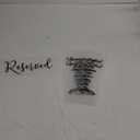 Blulu 6 Pcs Reserved Signs for Wedding Chairs Acrylic Tag Hanging with Ribbon for Wedding Reserved Signs for Important Events Church Pews Chair and Restaurant(Black)