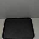 All-Weather Boot Tray - Water-Resistant Plastic Mud Pan, Pet Food Tray, and Outdoor or Indoor Shoe Mat for Entryway by Stalwart (Black)