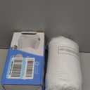 5 STARS UNITED Large Knee Pillow for Side Sleepers - Hip Pain Relief, Memory Foam Leg Cushion for Side Sleeping - Between Legs Pillow for Sciatica & Lower Back Pain, White