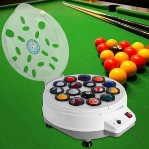 Pool Ball Cleaner,110V Automatic Billiard Ball Cleaner,Pool Ball Cleaner Machine,Electronic Pool Balls Polishing for 16 Billiard and Snooker Balls