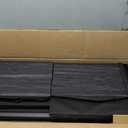 Sweetcrispy 8 Drawer Fabric Dresser for Bedroom, Tall Dresser, Black Wood, 11.8"D x 30.9"W x 36.4"H