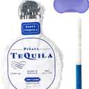 Tequila Bottle Pinata with Stick for Adult Party Decorations, Fun Fiesta Taco Party, Event Photo Props, Mexican Theme Decoration, Carnivals Festivals, 9.8W x 15.7H