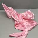 HunnmingRe 20 x 30 Inches Christmas Large Velvet Bows Christmas Tree Topper Decor Giant Xmas Tree Toppers Bows for Home Wreath Wall Backdrop Birthday Wedding Party Decorations (Pink, 1 Pcs)