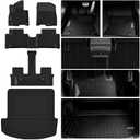 Floor Mats for 2026 Hyundai Palisade Hybrid Accessories, fit SEL、SEL Premium、Limited、Calligraphy, Cargo Mat Custom TPE All Weather Protection Full Coverage Trunk Liner & Floor Liner for Palisade