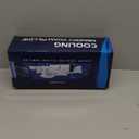 Side Sleeper Pillow for Neck and Shoulder Pain Relief, Cervical Neck Support Pillow for Side Sleepers, Cooling Shredded Memory Foam Pillows for Hot Back Sleepers, Adjustable Curved Queen Bed Pillows (Queen (1 Count), Crescent White(cooling))