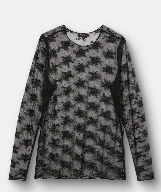 Black Knitted Top, M