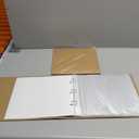 10 x 10 Inch Leather Hardcover 40 Pages DIY Scrapbook Photo Album Blank Craft Paper Wedding Anniversary Family Photo Scrapbook Album (Yellow, 10 x 10 Inch, Pack of 2)