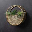Round Metal Wall Planter
