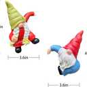 Climbing Gnome Figurines Flower Pot Hugger, Resin Hanging Garden Gnomes Statue Outdoor Decor Fence Ornaments Plant Pot for Indoor Outdoor Home Patio Yard Lawn 2 PCS