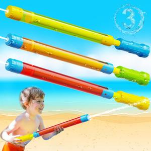 Water Gun Toy - 3 PCS Outdoor Squirt Gun Pool Toys for Kids & Adults Water Guns for Swimming Pool Beach Summer Party Games Water Gun Toy - 3 PCS Outdoor Squirt Gun Pool Toys for Kids & Adults Water Guns for Swimming Pool Beach Summer Party Games