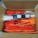 73 Pcs Racing Party Decoration, Kids Party Decoration 10 Race Car Cups with Straws Checkered Flag Race Gift Bag Racing Car &Sticker Keychain Racetrack Floor for Birthday Party Decoration