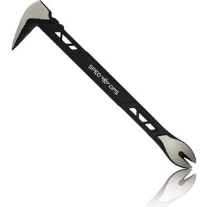 Spec Ops Tools 11" Nail Puller Cats Paw Pry Bar, High-Carbon Steel, 3% Donated to Veterans, (11 Inch)