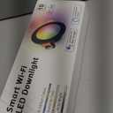 LightingWill 2 Inch Recessed Lighting, Smart WiFi LED Downlight, 5W LED Ceiling Light Compatible with Alexa/Google Assistant, Dimmable RGB & 2700K6500K, 120V with Driver, Black Trim (10 Pack)