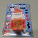 2 x Christmas Stickers for Kids 32PCS Christmas Stickers for Crafts Kids Make Your Own Face Sticker s Crafts for Toddlers Xmas Sticker