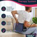 Magic Gel Back Compression Ice Pack - Hot & Cold Therapy Wrap with Air Pump for Deep Tissue Cold Penetration & Lumbar Support – Removable Flexible Gel Pack for Lower Back Pain, Sciatica & Surgery