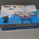 Upgraded Drum Set for Toddler Toy Ages 2-4 Kids Jazz Drums Kit with Stool Musical Instrument Toys for 3 4 5 Year Old Girls Boys Gifts