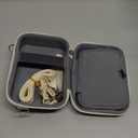 K&F CONCEPT Digital Small Camera Case, Compact Waterproof Small Camera Bag, Lightweight Camera Sling Bag for CCD/Sony DSCW800/DSCW830/Canon PowerShot - Beige