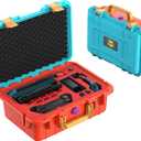 DEVASO Carrying Case for Nintendo Switch/Switch OLED, Professional Deluxe Waterproof Travel Bag Soft Lining Hard Case for Nintendo Switch OLED Model (2021) Console Pro Controller & Accessories