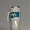 REDUCE 24 oz Stainless Steel Tumbler with Handle - Dual-Wall Vacuum Insulated Travel Mug, Sweat-Proof Lid & Reusable Straw - Keeps Drinks Cold for 24 Hrs, Fits Cupholders, Dishwasher Safe - Sand