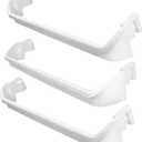 240534901 x2 & 240534701 x1 Refrigerator Door shelf retainer bar Compatible with frigidaire kenmore Rack Bar Rail, Replace PS734936 AP3214631 948952 AP3214630 PS734935 948954 AH734935 EA734935