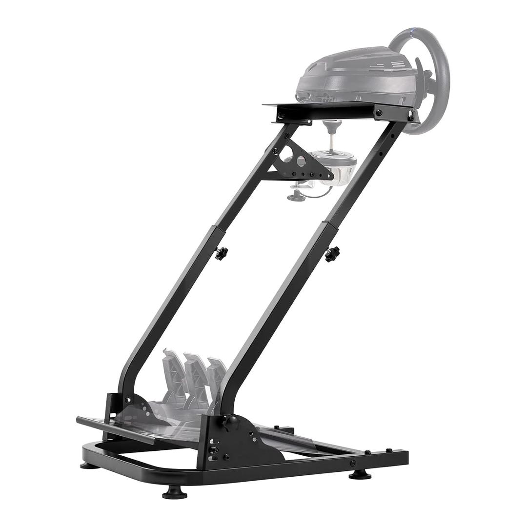 VEVOR G920 Racing Steering Wheel Stand Shifter Mount fit for Logitech G25 G27 G29 G920 G923 Thrustmaster T330TS Mainstream Brands Gaming Wheel Stand Wheel Pedals NOT Included Racing Wheel Stand (L-shaped lite)