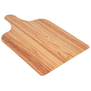 Cater Tek 15.8 x 9.8 Inch Charcuterie Boards, 100 Faux Wood Cheese Boards - with Handle, Stackable, Paper Cardboard Charcuterie Boards, Disposable, for Serving at Catered Events - Restaurantware