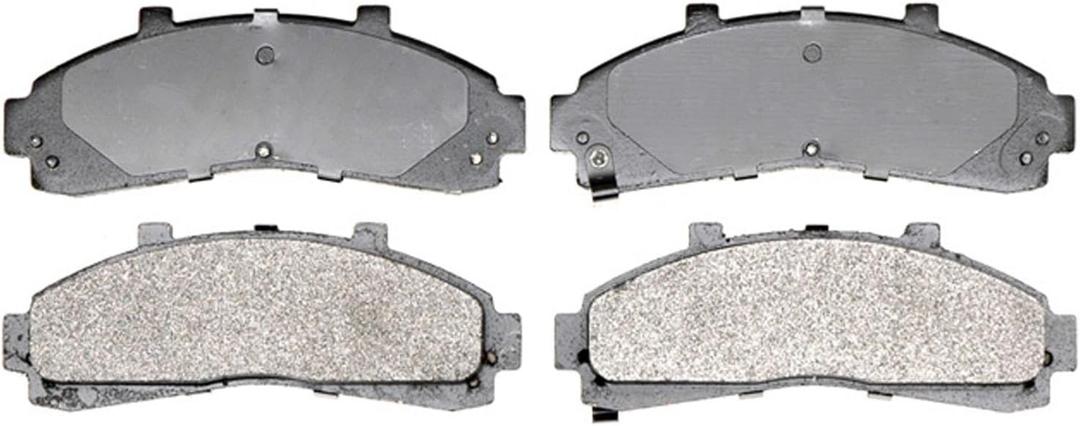 ACDelco Silver 14D652M (19286058) Semi-Metallic Front Disc Brake Pad Set with Wear Sensor