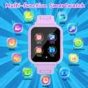 Kids Smart Watch Girls Gifts for Age 5-12, 39 Puzzle Games HD Touch Screen Watches with Video Camera Music Player Pedometer Flashlight 12/24 hr Birthday Gift 6 7 8 Year Old Girls