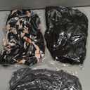 DRESHOW African Women Turban Caps Beanie Twist Headscarf Pre-Tied Twisted Braid Headwraps for Women Chemo Cancer Cap (Pink, Flower Black, Leopard, Gray, Black a)