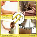 3 Pcs Tape Measure Sticker Right to Left Reading Imperial and Metric Ruler Tape Workbench Ruler Adhesive Sticky Tapes Measure for Woodworking Saw Drafting Table Men Gifts Carbon Steel